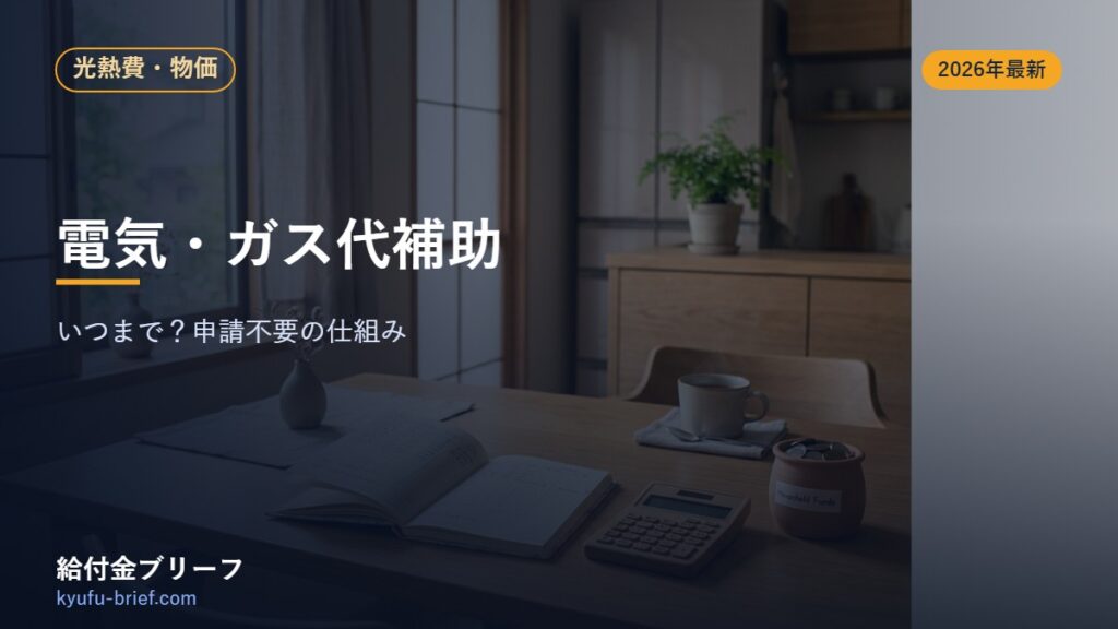 【2026年最新】電気・ガス代補助はいつまで？夏の値引き額と「申請不要」の仕組みをやさしく解説
