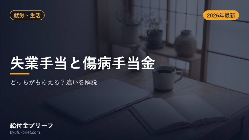 失業手当と傷病手当金の違い