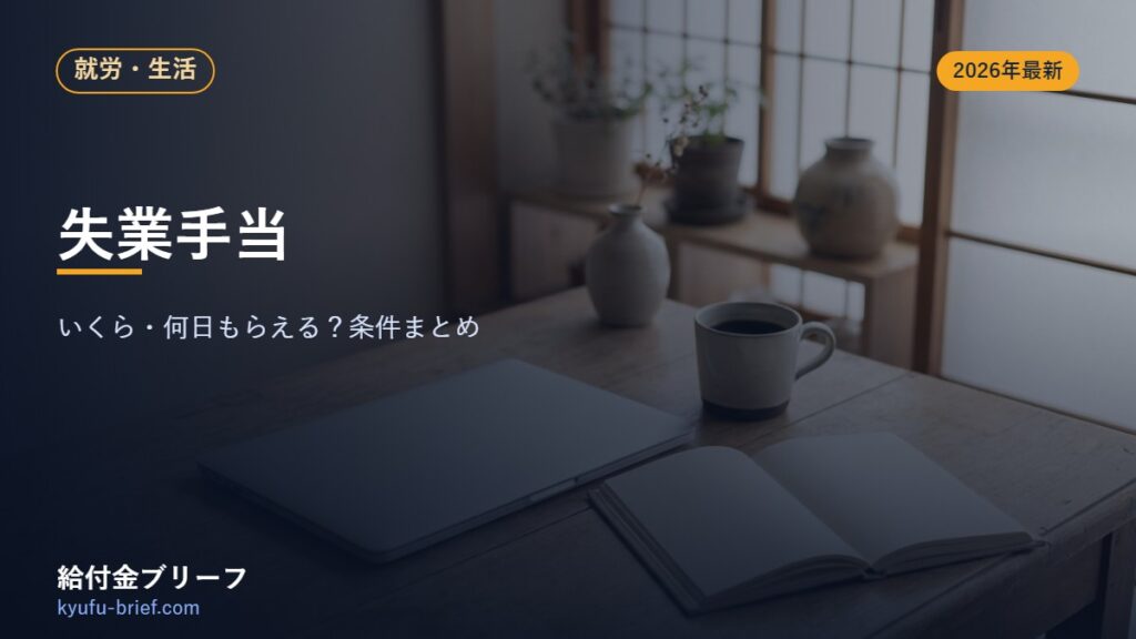 失業手当（基本手当）はいくら・何日もらえる？金額・給付日数・条件まとめ