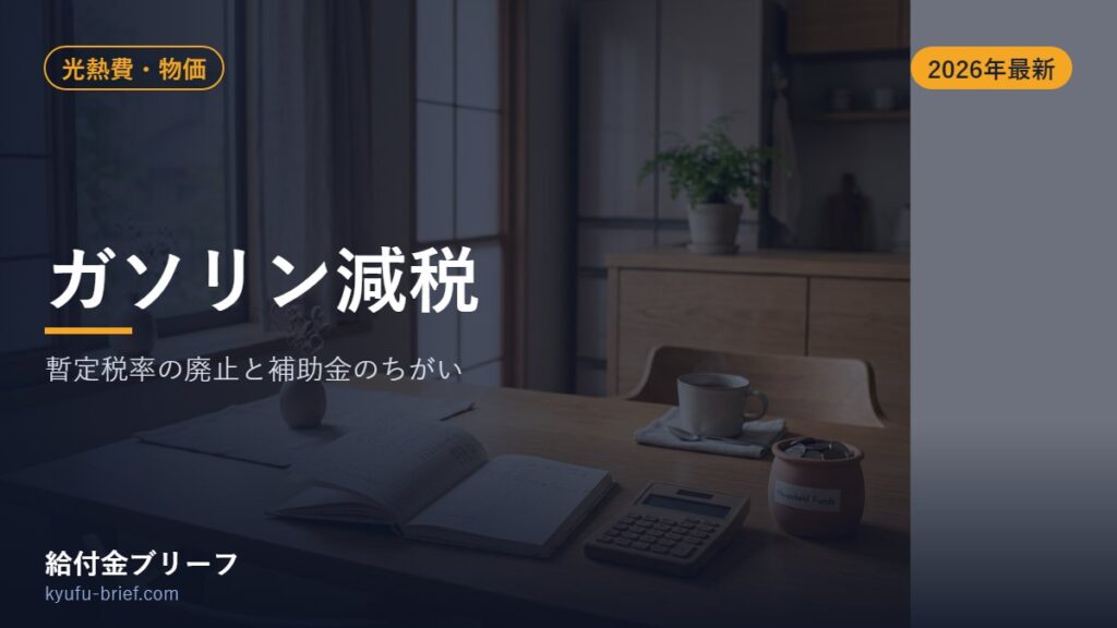 ガソリン暫定税率廃止2026